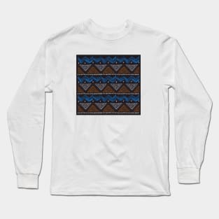 Geometric ornamental pattern,ethnic tribal print Long Sleeve T-Shirt